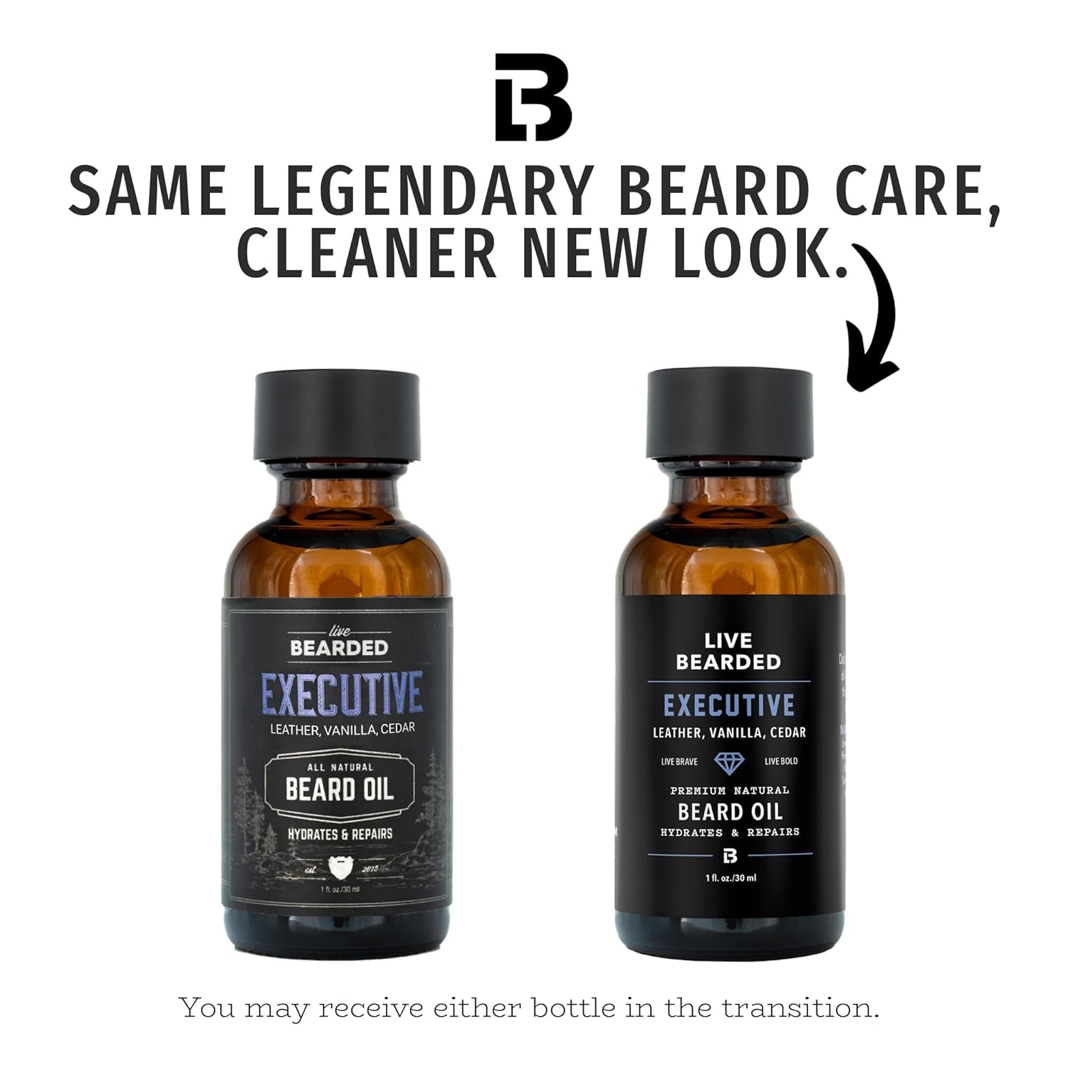 : Premium All-Natural Beard Care for Men - Jojoba Beard Oil for Dry Flaky Skin, 1 Fl Oz, Made in the USA, Executive Scented with Cedar and Vanilla