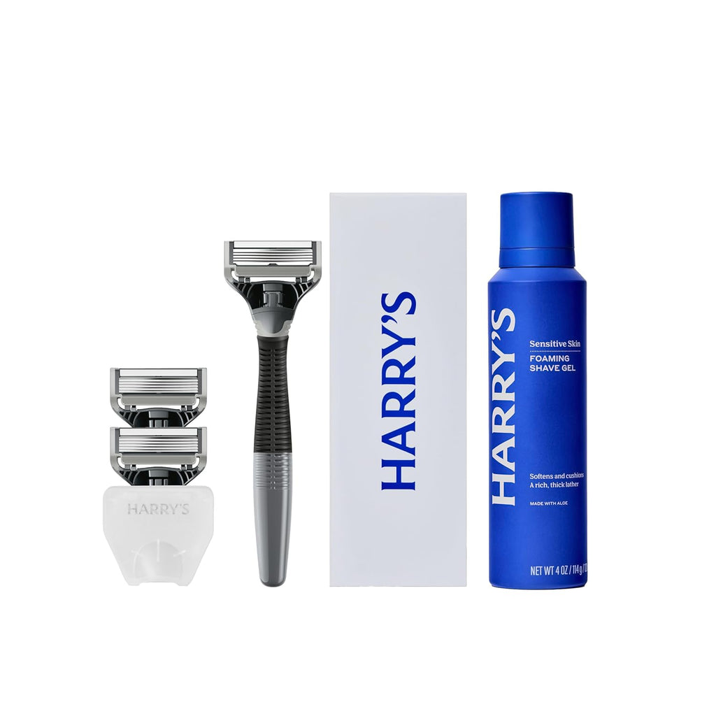 Foaminf Razor Original Shaving Kit for Men - Razor Handle, 3 Razor Blade Refills, Fo ...